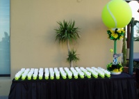 Registration Table for Tennis Bar Mitzvah